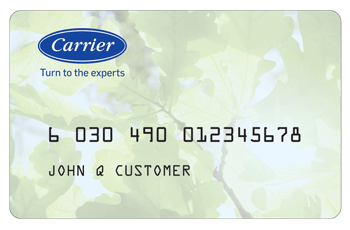 Carrier Credit Card example